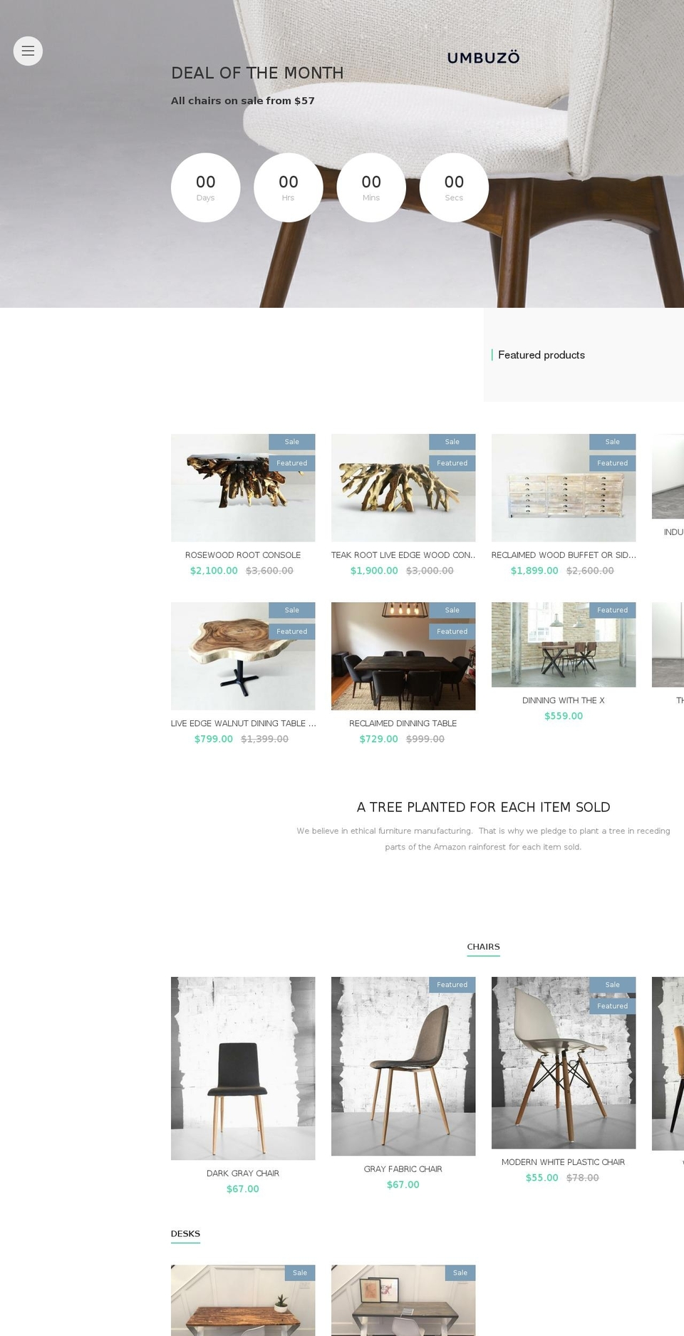 umbuzo.com shopify website screenshot