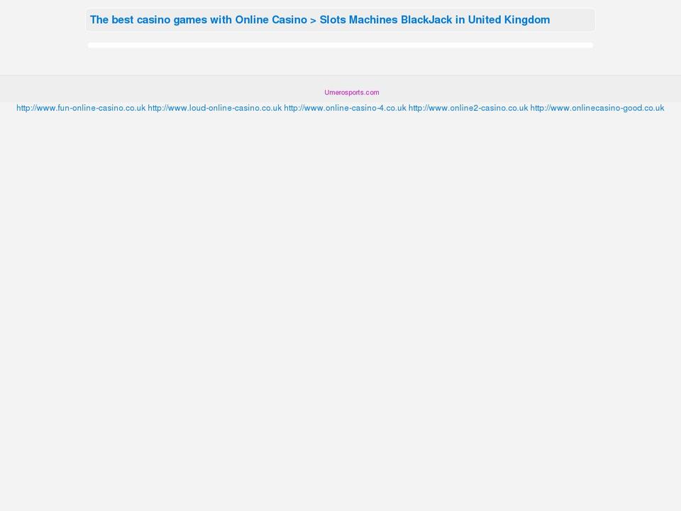 umerosports.com — Shopify storefront screenshot