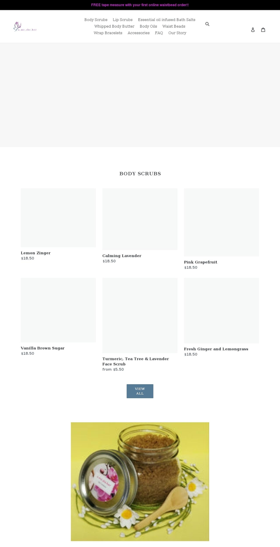 umesheher.com shopify website screenshot