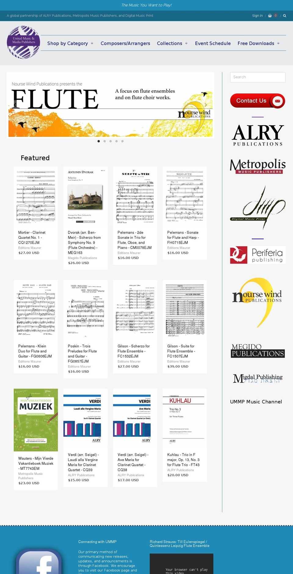 ummpstore.com — Shopify storefront screenshot