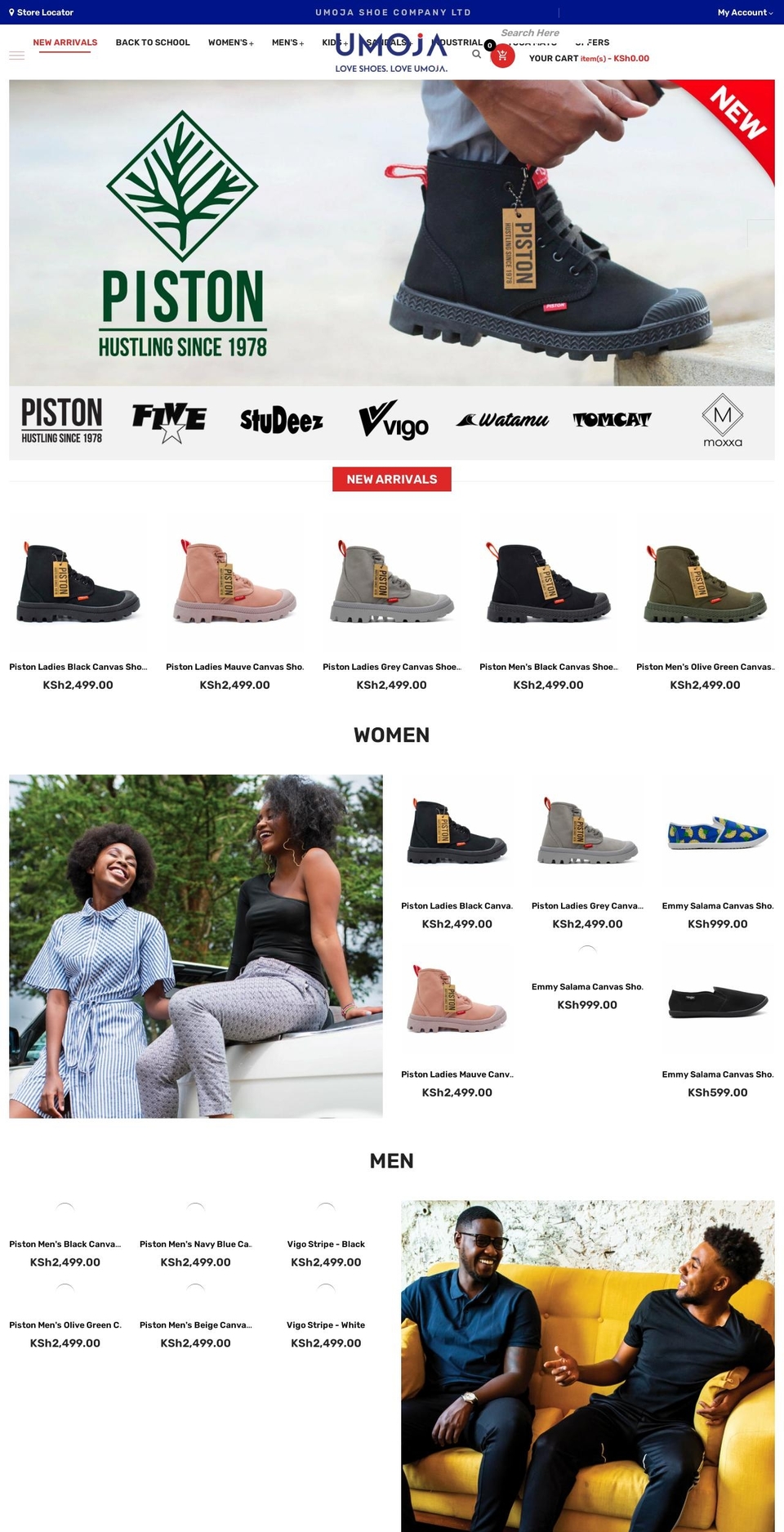 umoja.africa shopify website screenshot