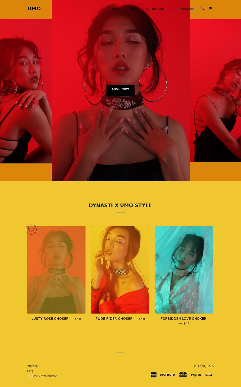 umostyle.com — Shopify storefront screenshot
