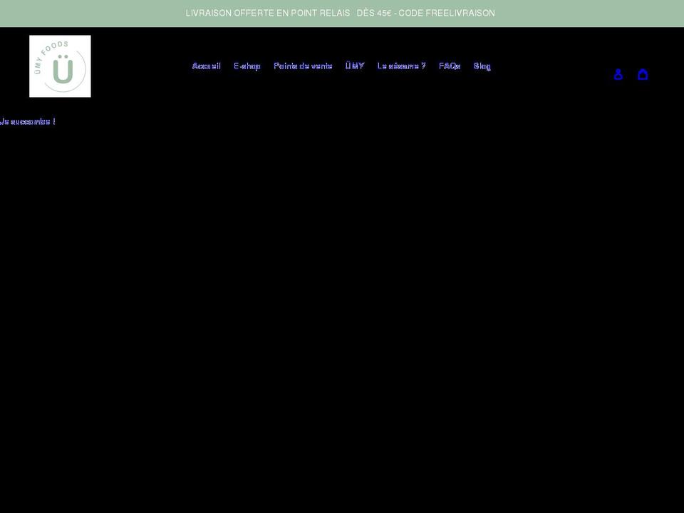 umytartinables.com shopify website screenshot