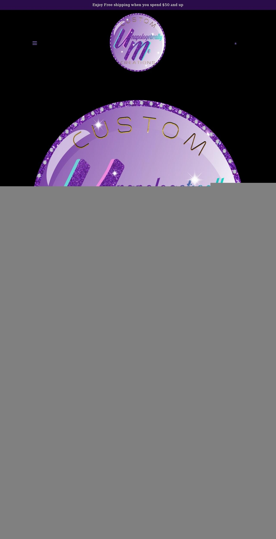 unapologeticallymecc.com shopify website screenshot