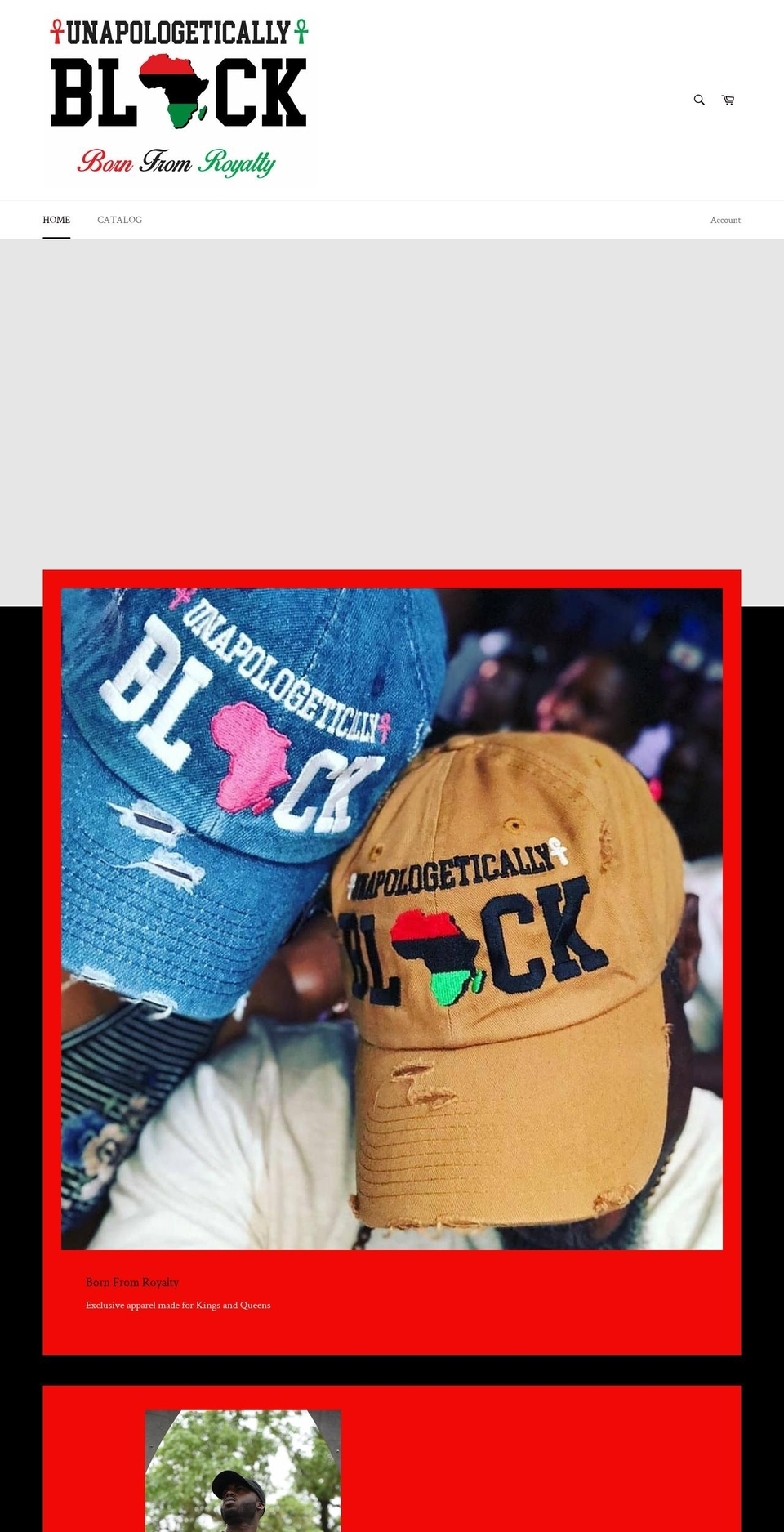 unapologeticempire9.com — Shopify storefront screenshot