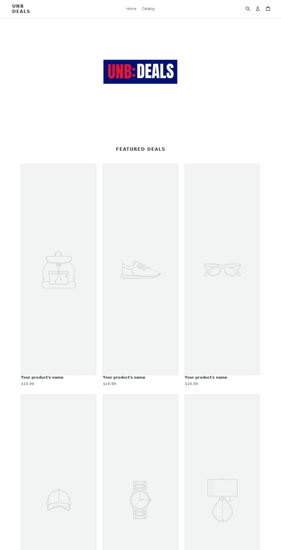 unbdeals.com — Shopify storefront screenshot