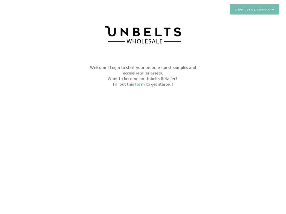 Unbelts Theme Shopify theme site example unbeltswholesale.ca