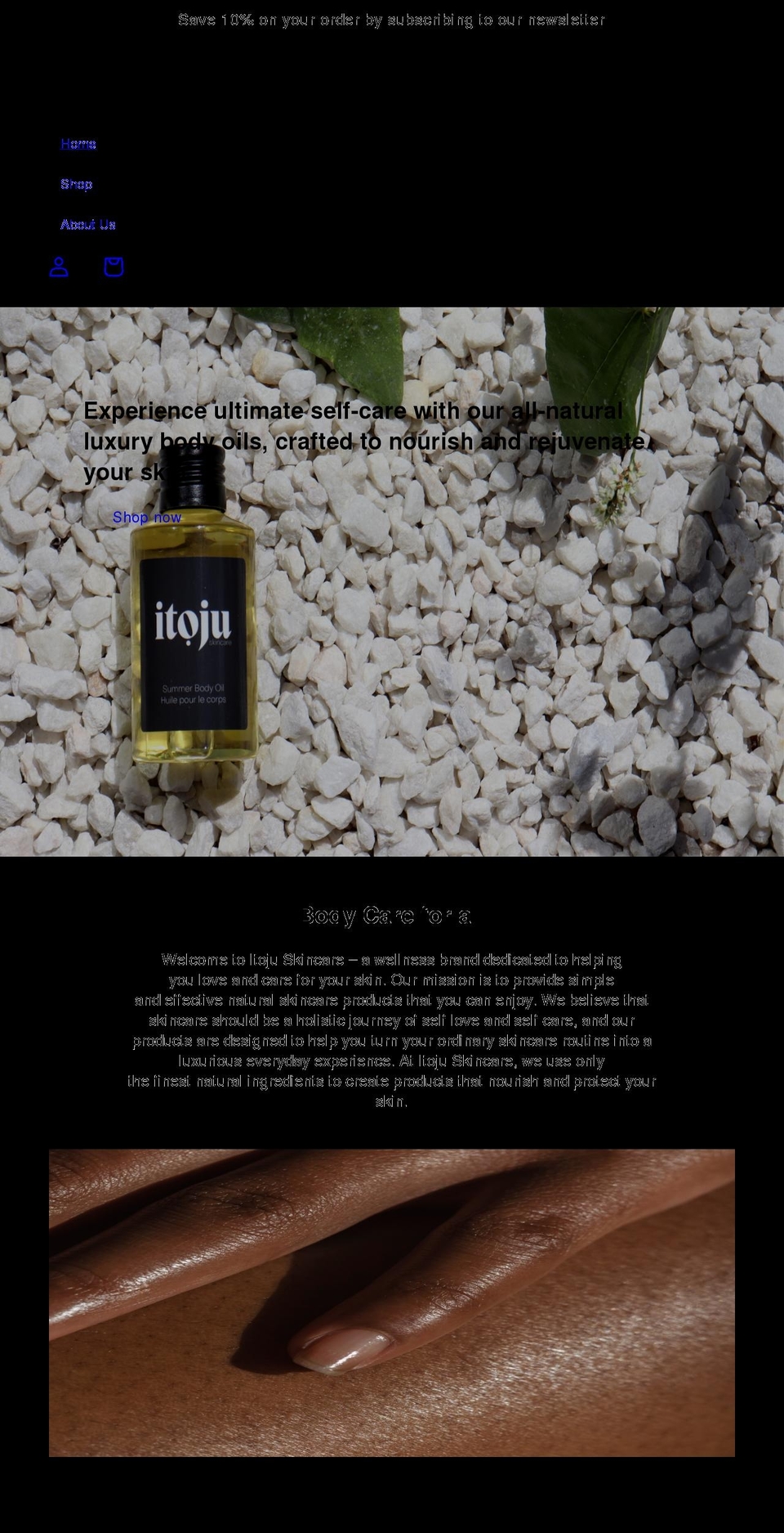 unblemishedskincare.com shopify website screenshot