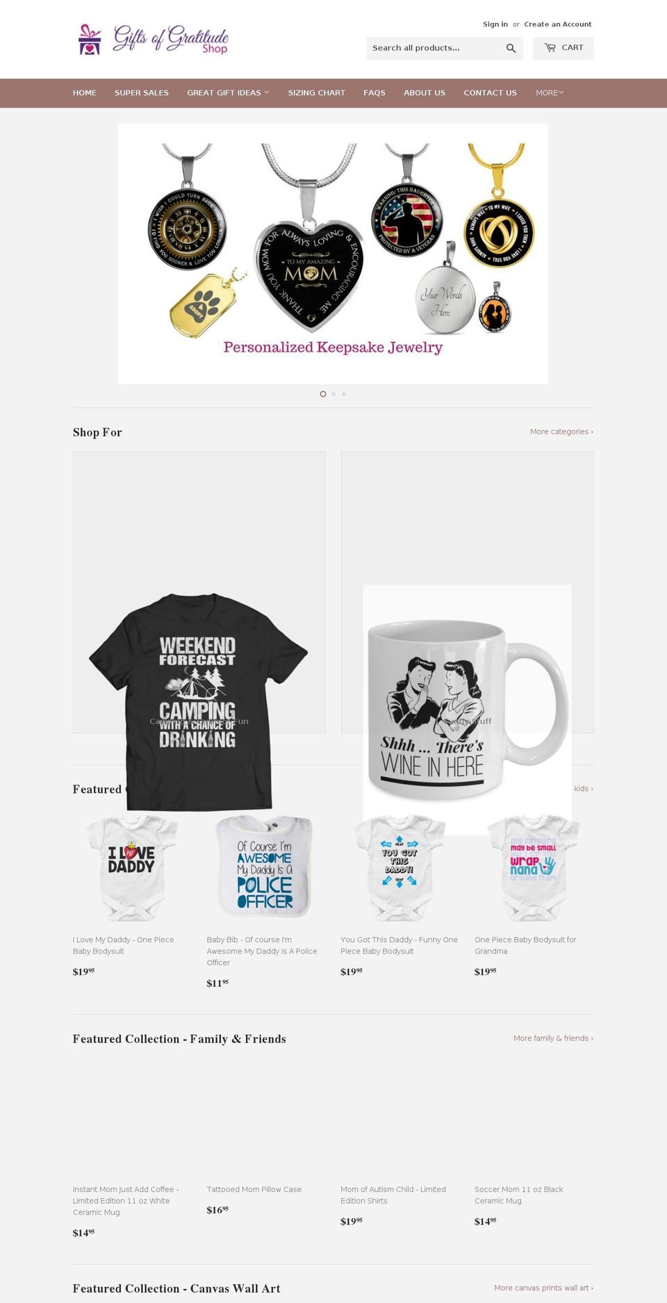 unboringlife.com — Shopify storefront screenshot
