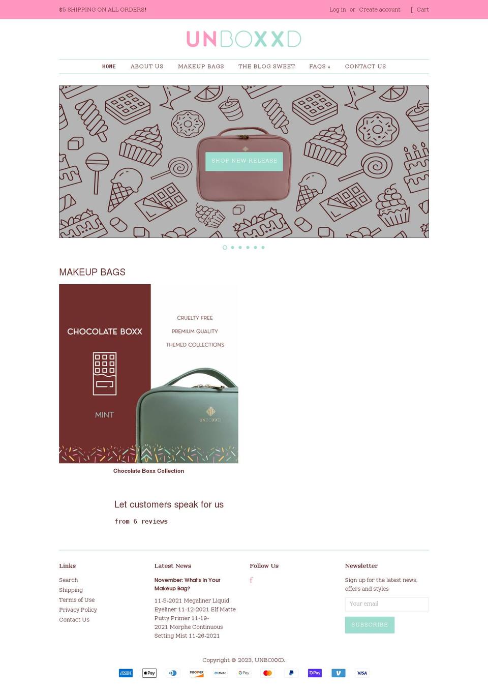 unboxxd.net shopify website screenshot