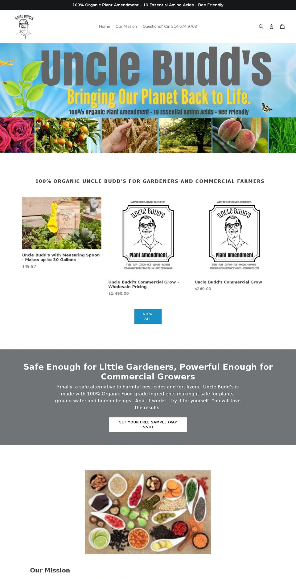 unclebudds.com — Shopify storefront screenshot
