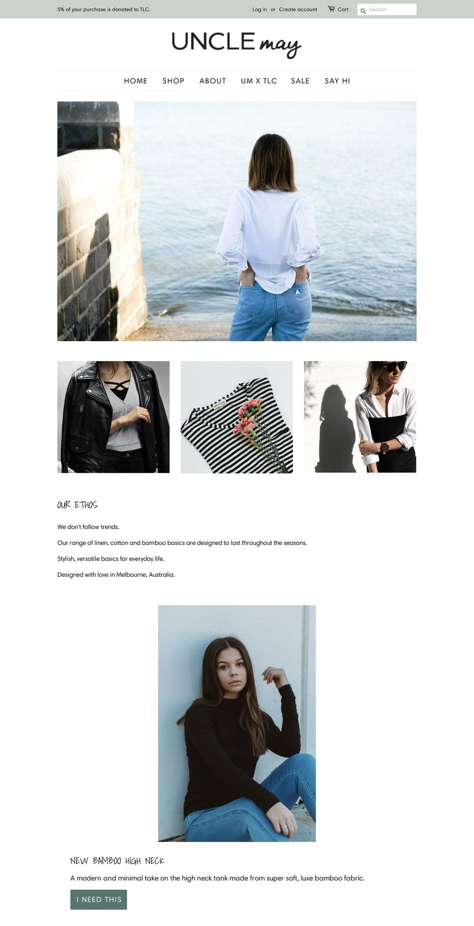 unclemay.com shopify website screenshot