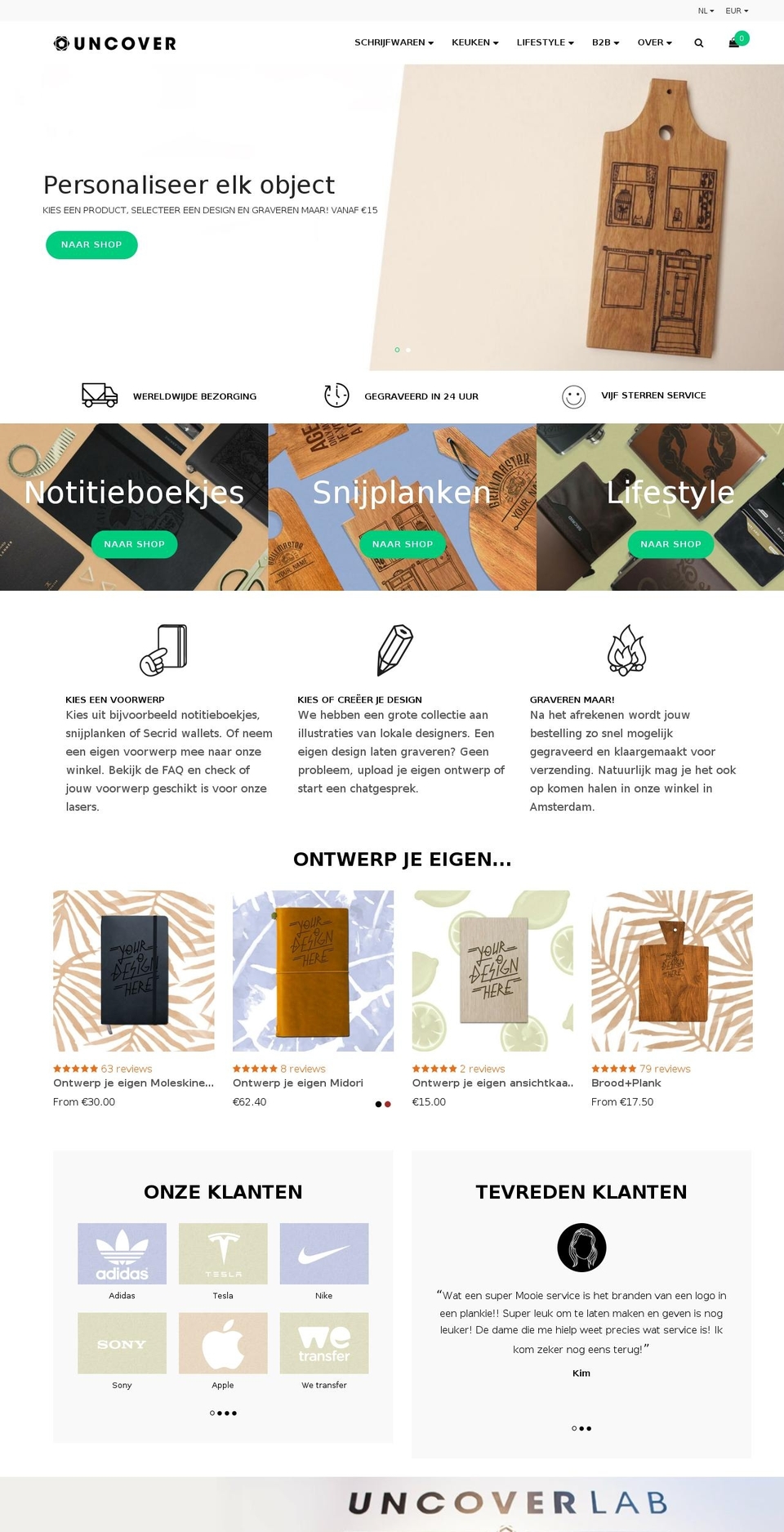 Uncover Lab Siem edit  okt Shopify theme site example uncover-lab.myshopify.com