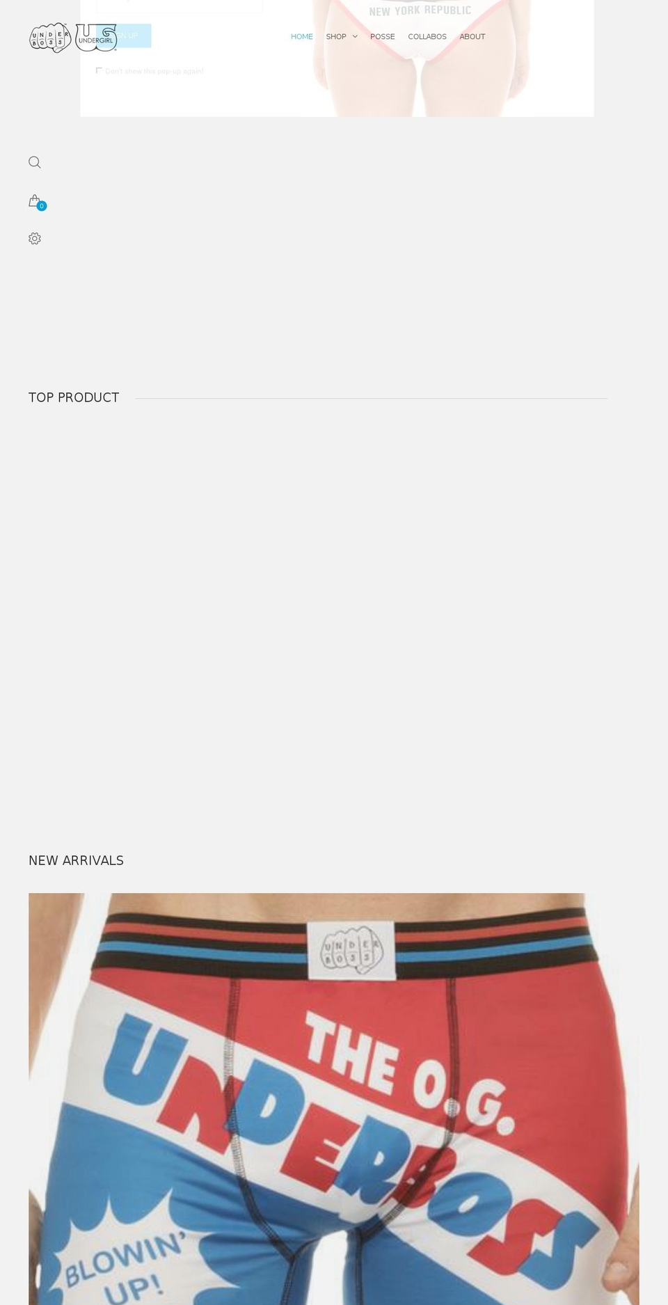 x-shop-demo-v16 Shopify theme site example undergirl.com