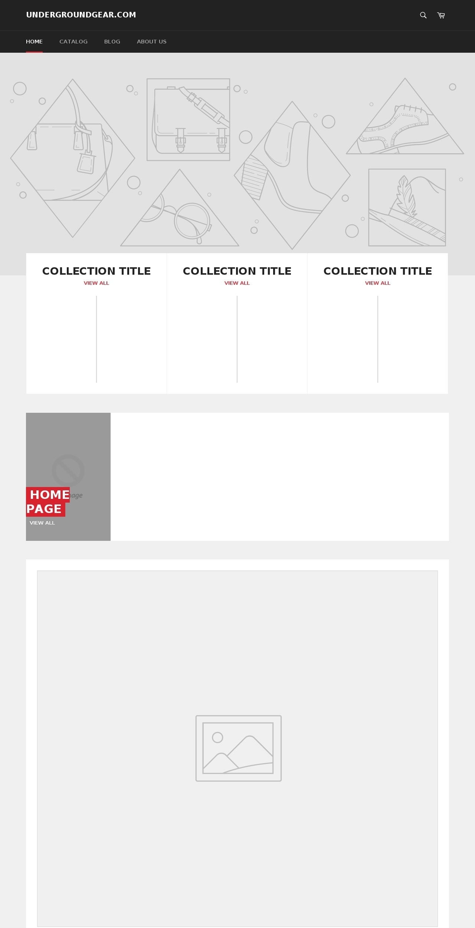 undergroundgear.com shopify website screenshot
