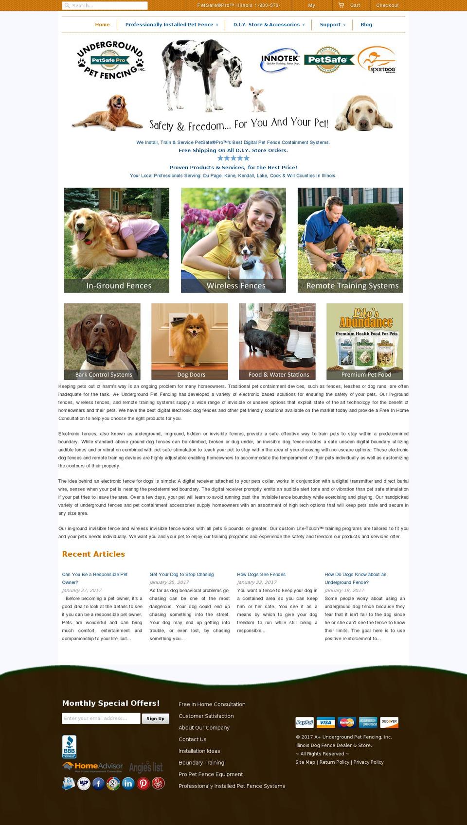 undergroundpetsupply.com shopify website screenshot