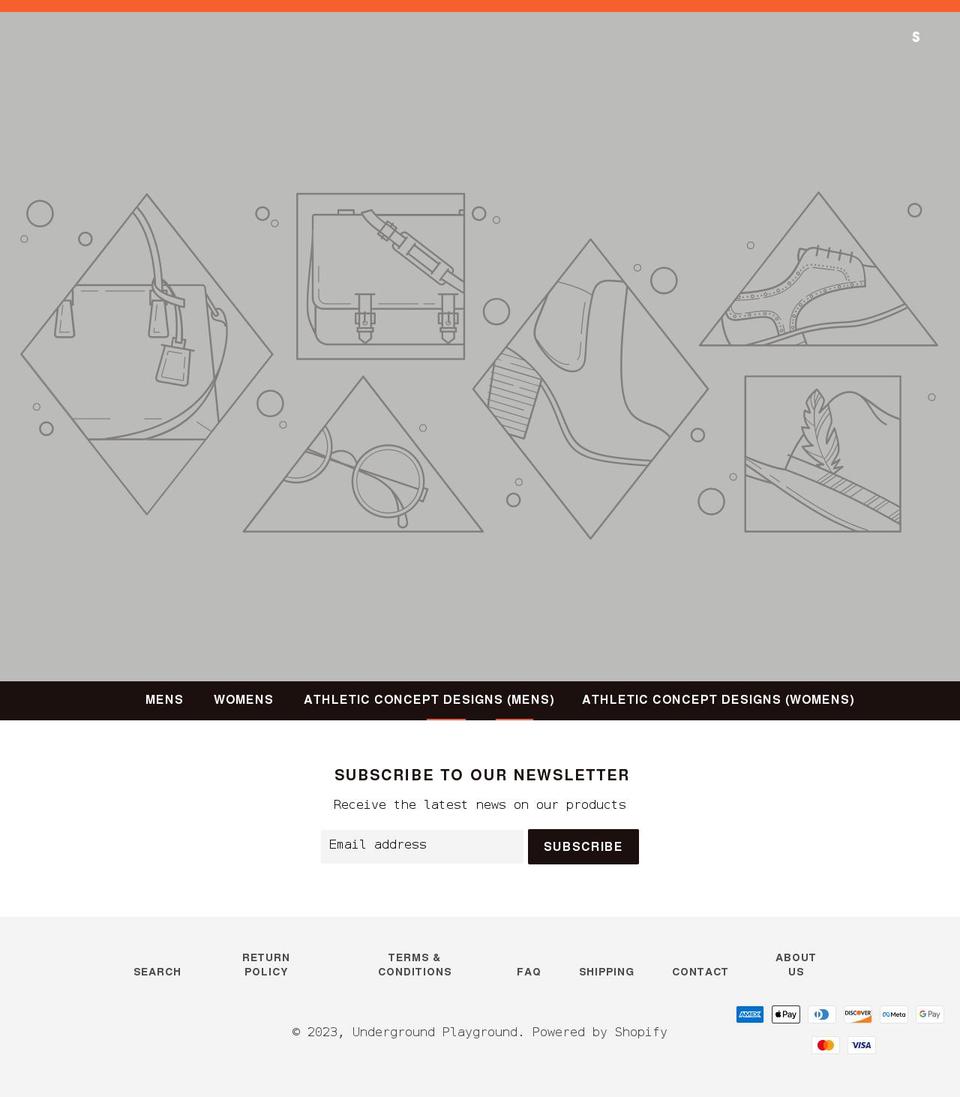 undergroundplaygroundebpg.com shopify website screenshot