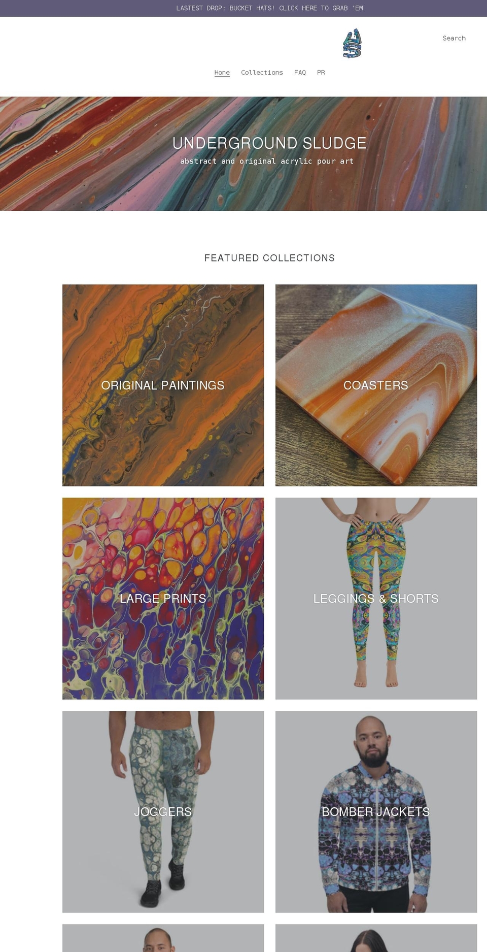 undergroundsludge.com shopify website screenshot