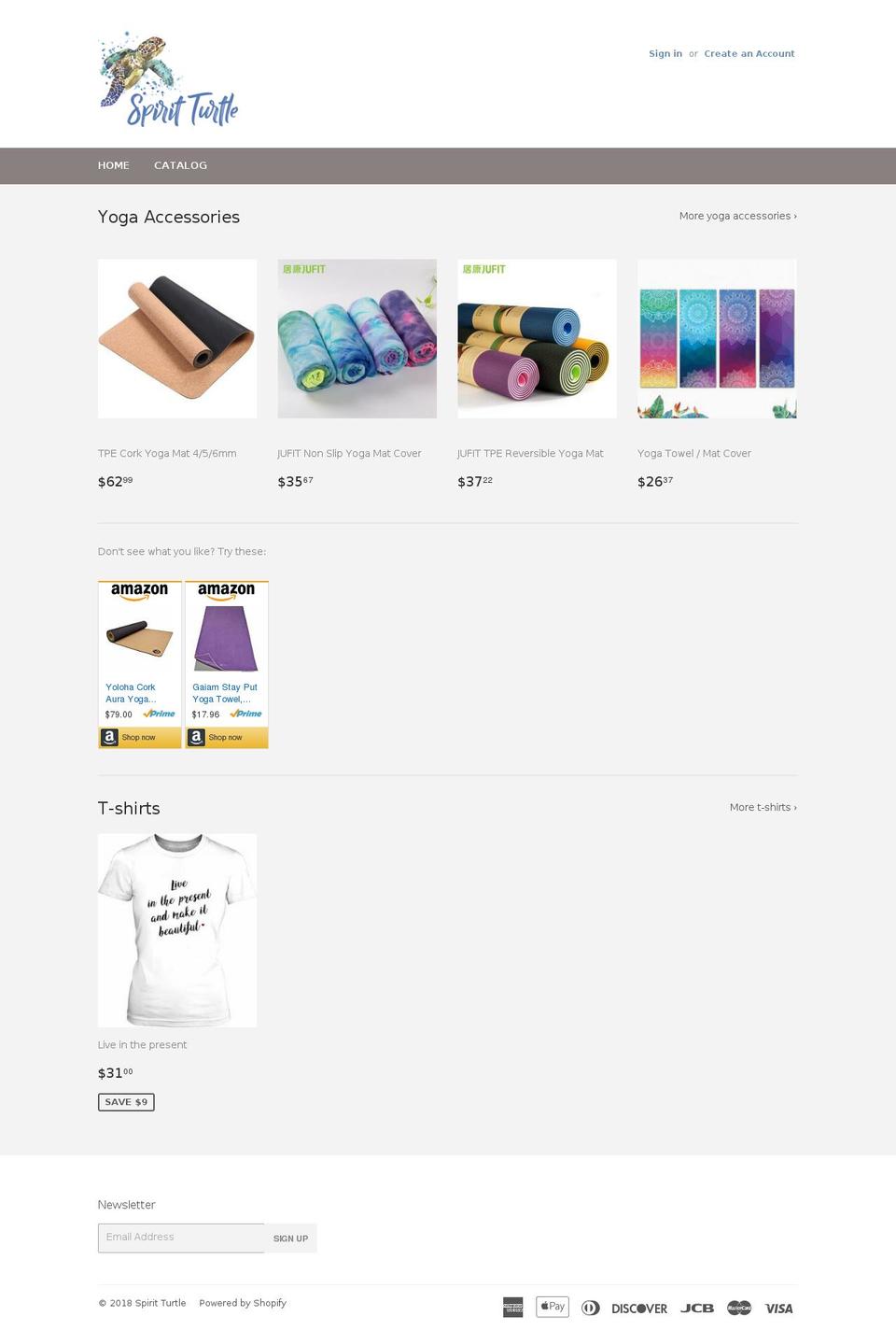undermytinroof.com — Shopify storefront screenshot