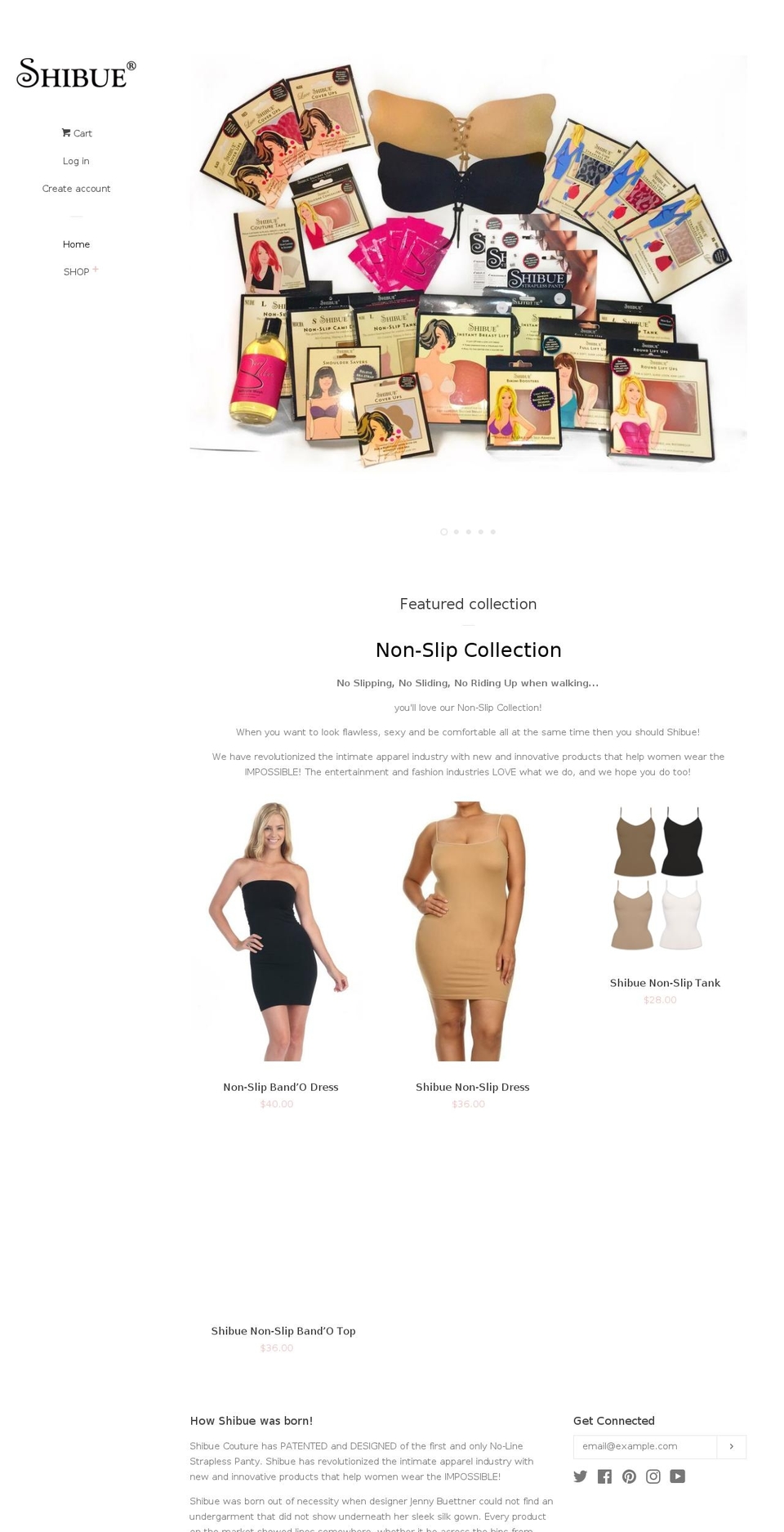 undiewhere.com — Shopify storefront screenshot