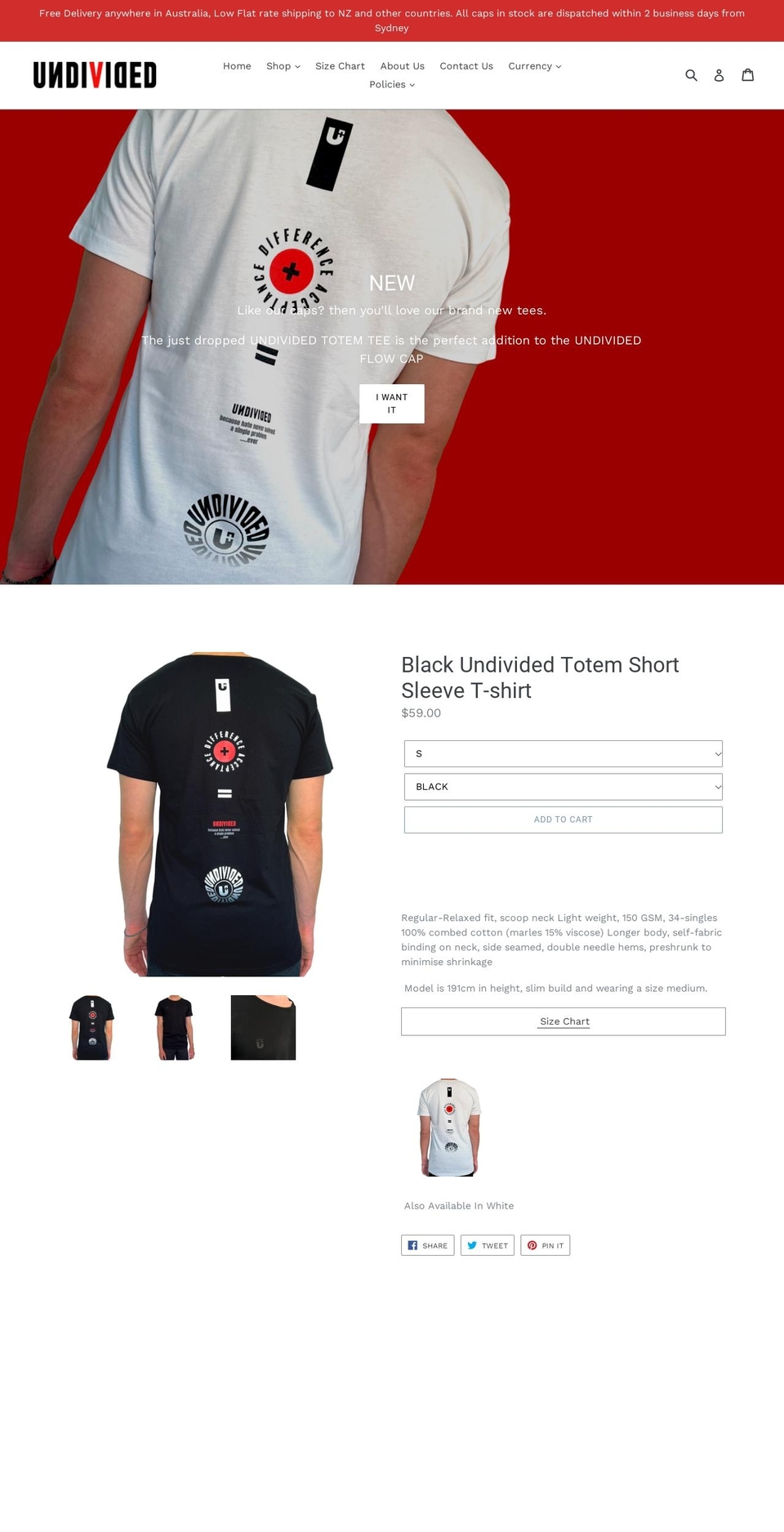 undividedinc.com shopify website screenshot