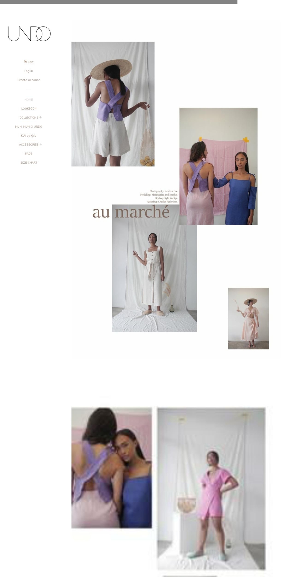 undoclothing.com shopify website screenshot