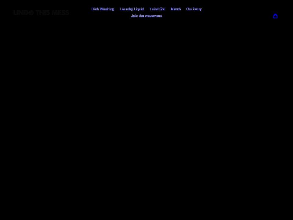 undothismess.com shopify website screenshot