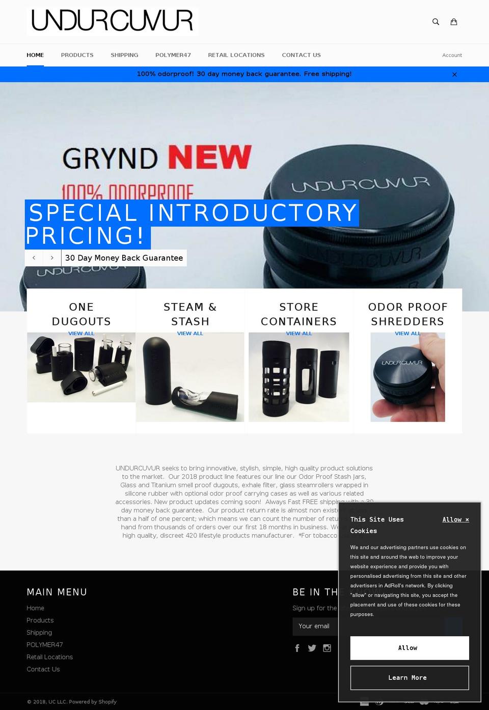 undurcuvur.net shopify website screenshot