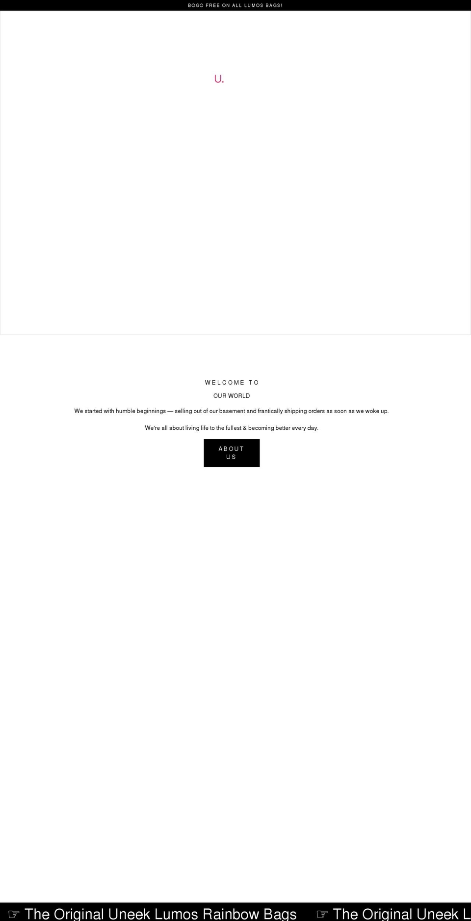 uneek.in shopify website screenshot