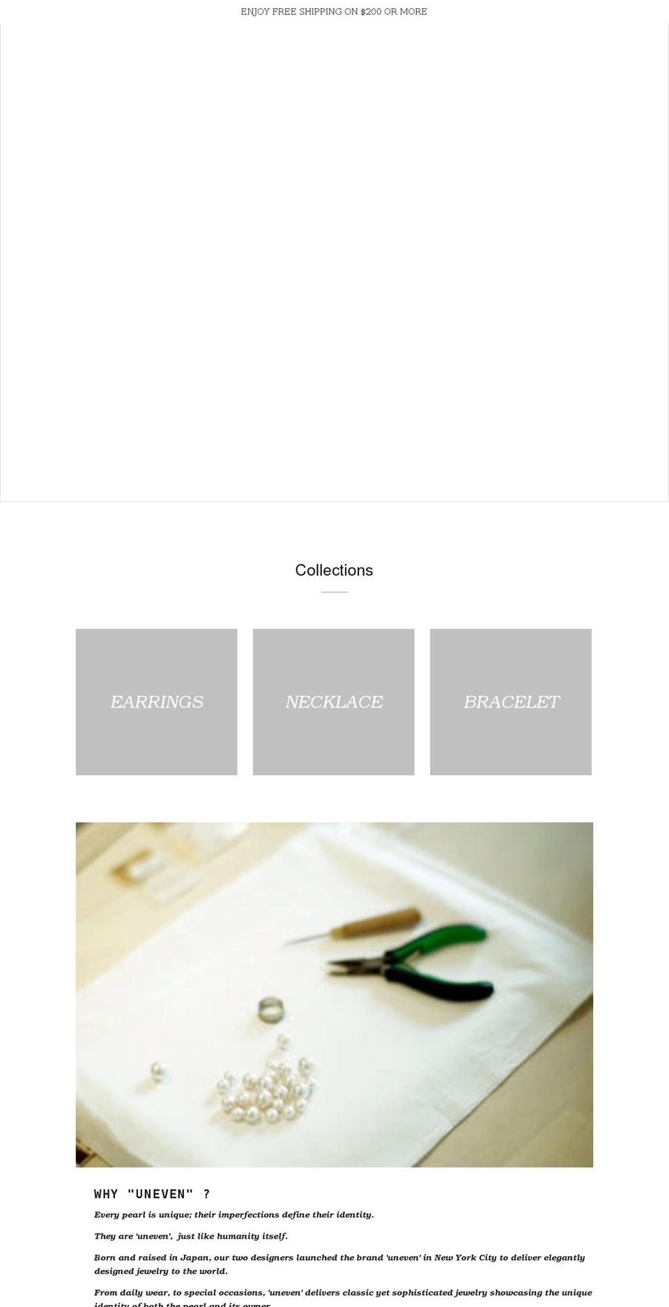 uneven.nyc shopify website screenshot