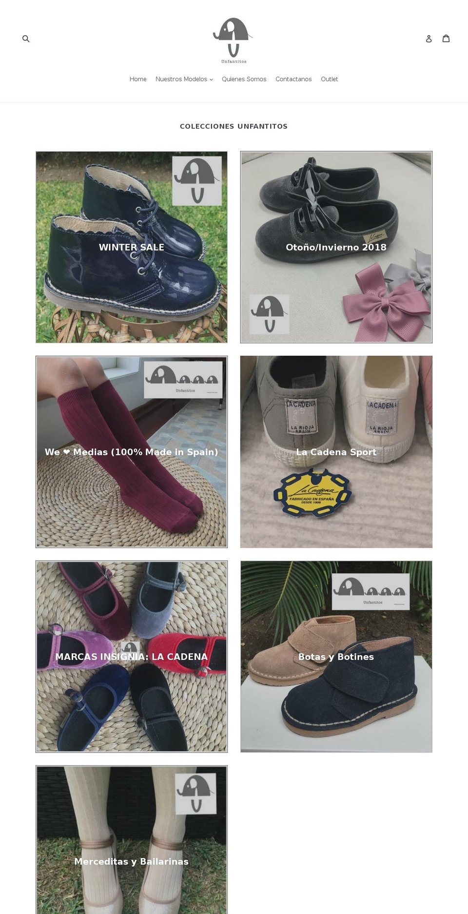 unfantitos.com — Shopify storefront screenshot