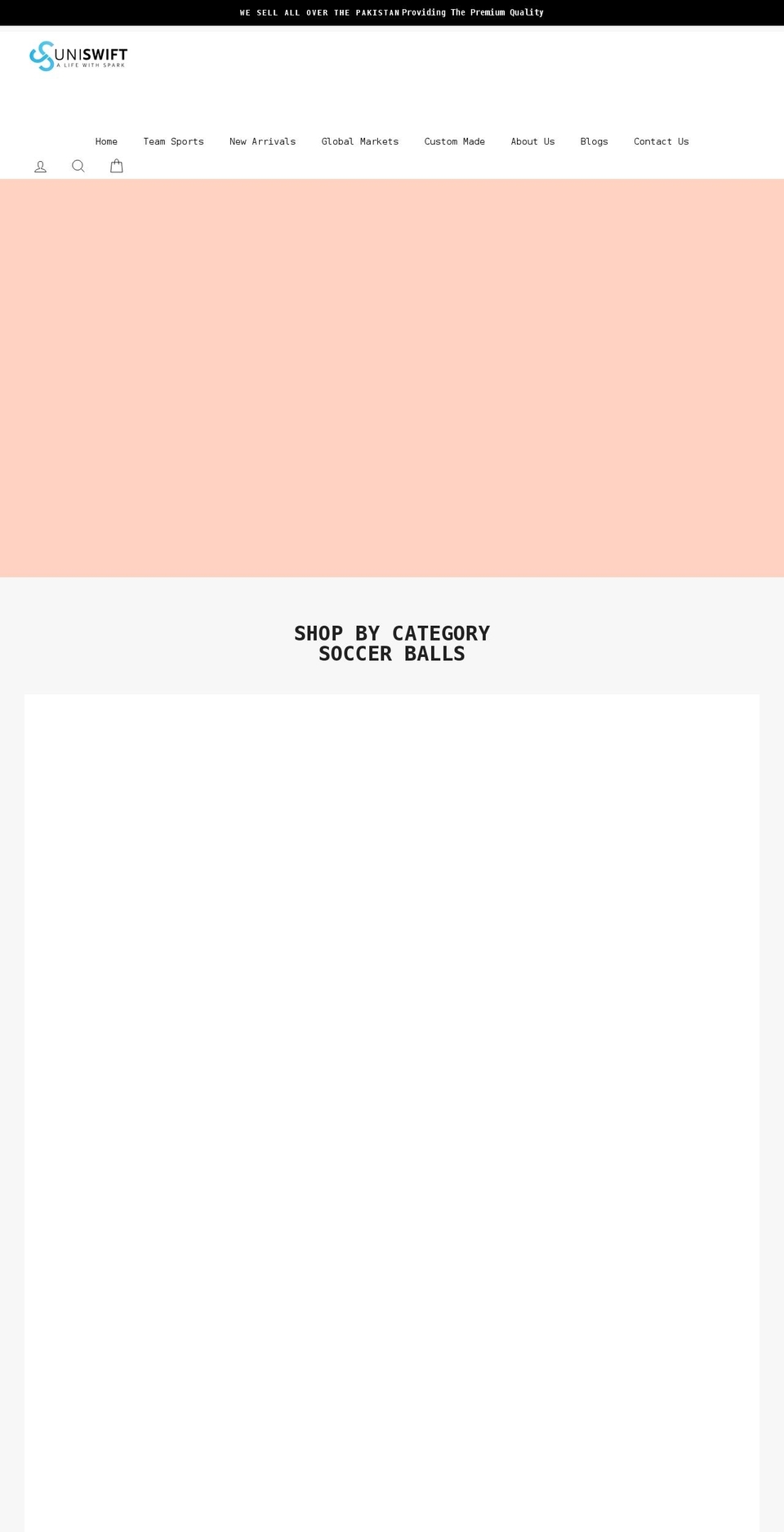 uni-swift.com shopify website screenshot