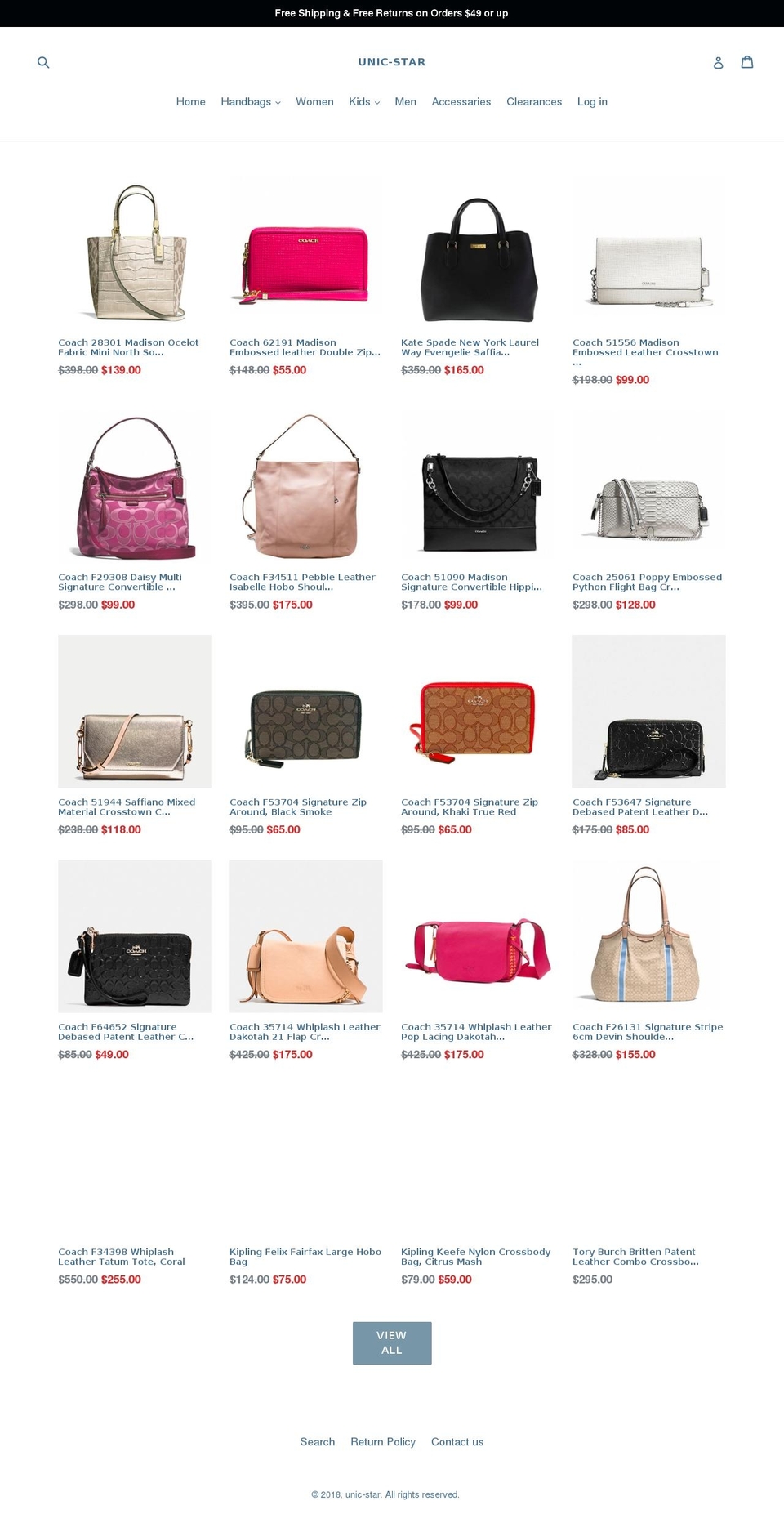 unic-star.com — Shopify storefront screenshot