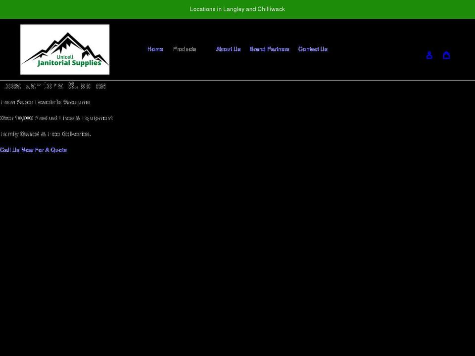 unicellsupply.com shopify website screenshot