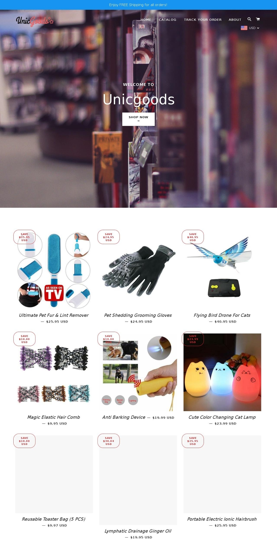 unicgoods.com — Shopify storefront screenshot