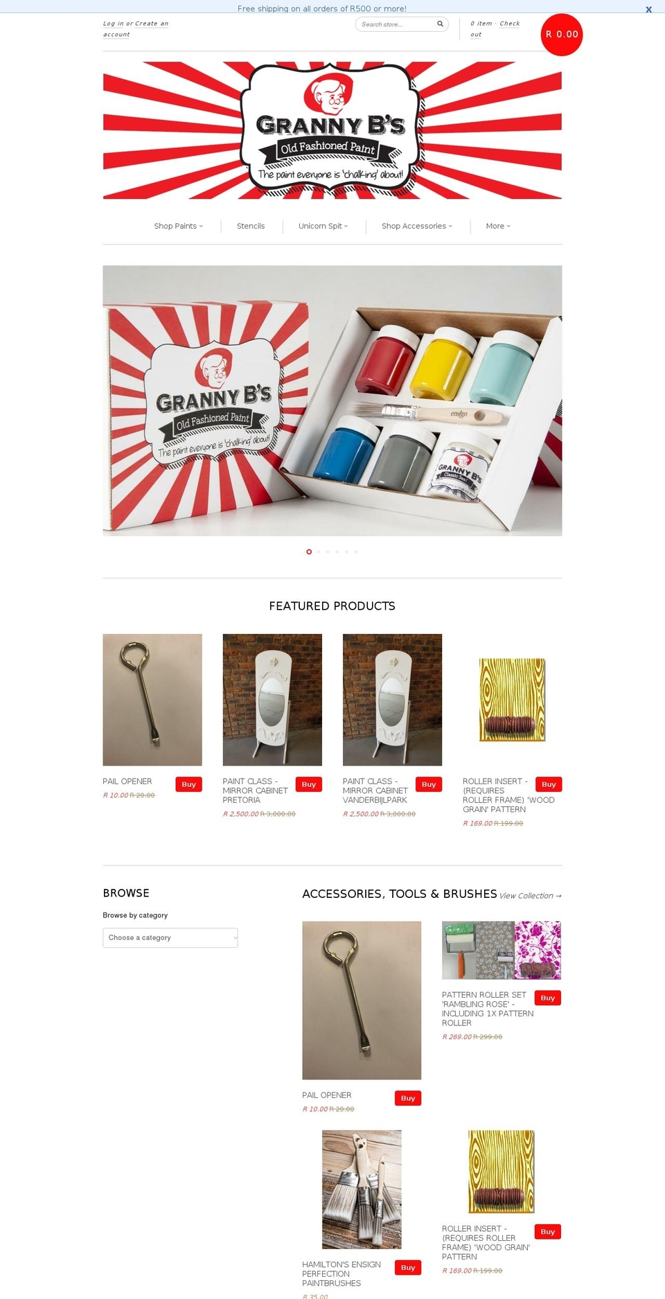 unicorn-spit.com — Shopify storefront screenshot