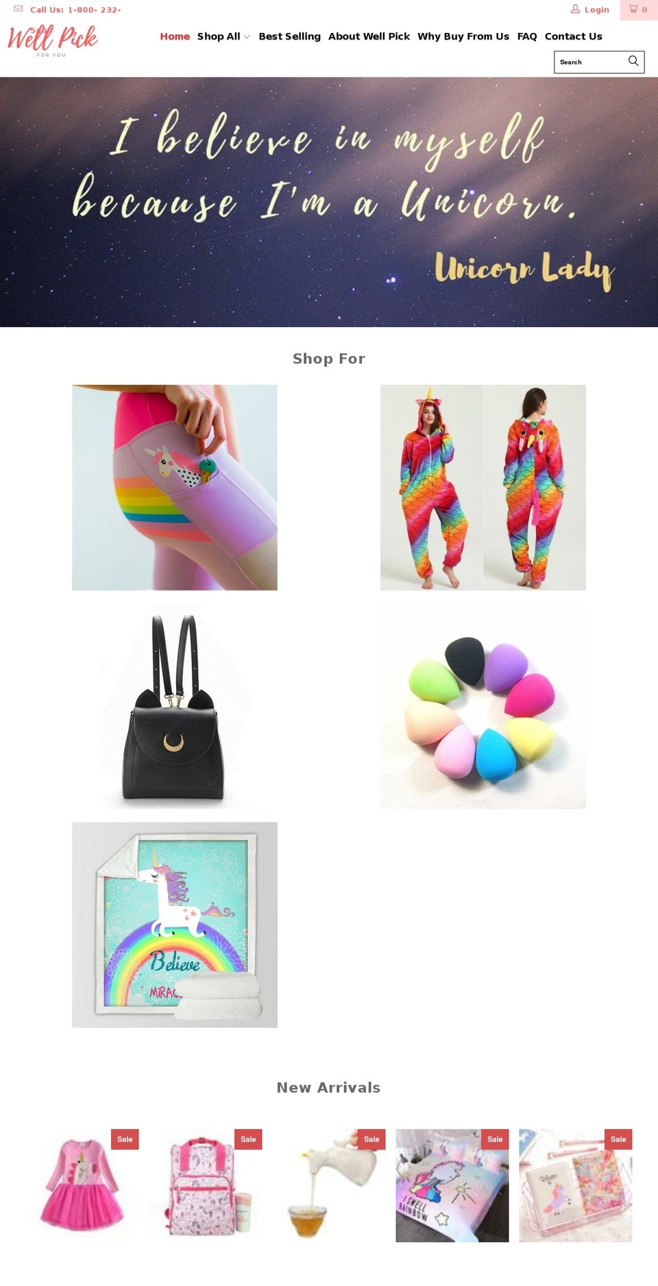 unicornbelief.com — Shopify storefront screenshot