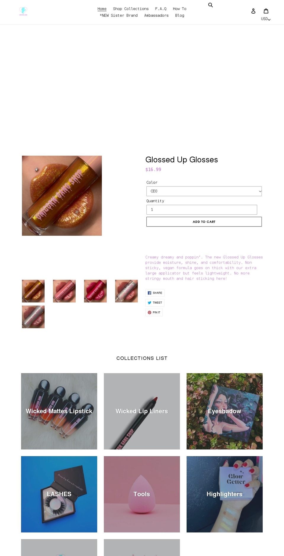 unicorngang.shop shopify website screenshot