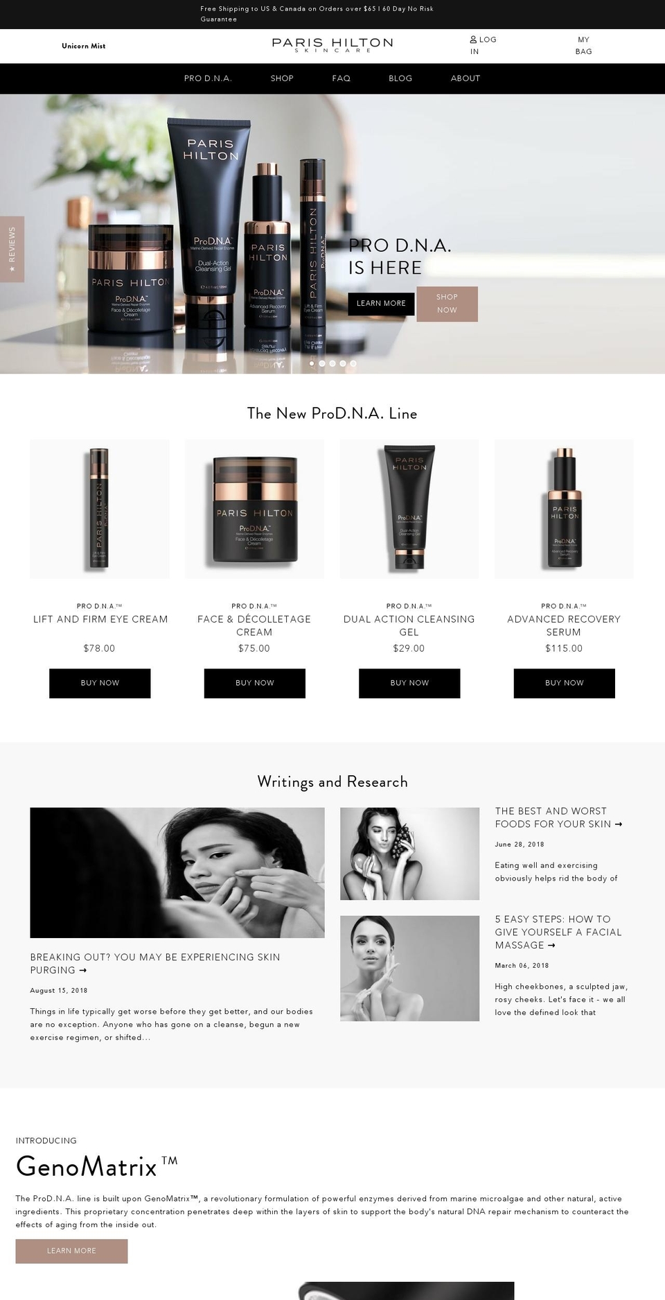 DNA THEME - 20\/07\/18 update Shopify theme site example unicornmist.com