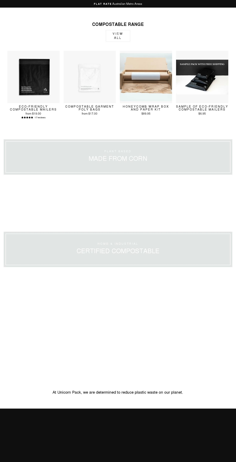 unicornpack.com shopify website screenshot