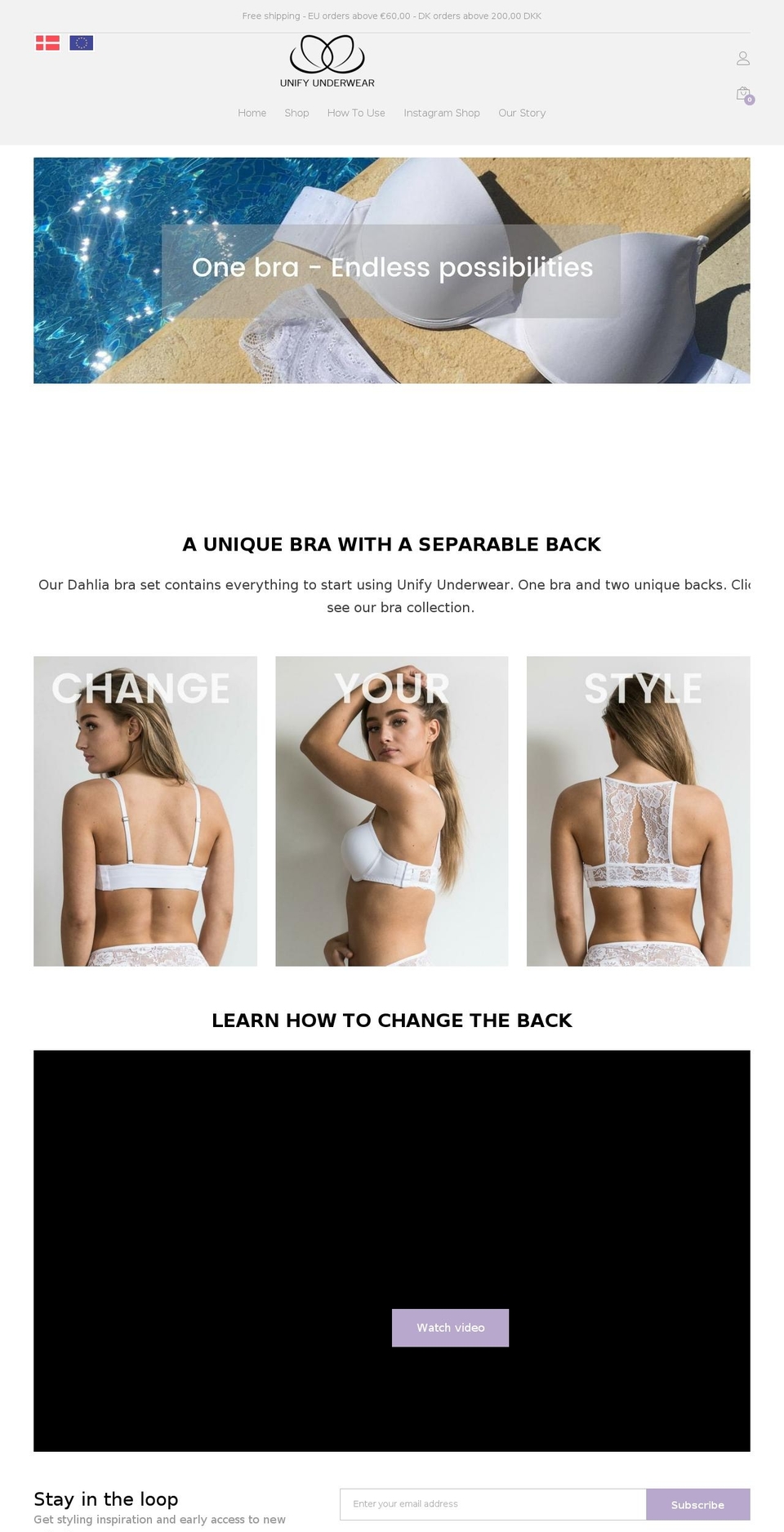 unifyunderwear.com — Shopify storefront screenshot