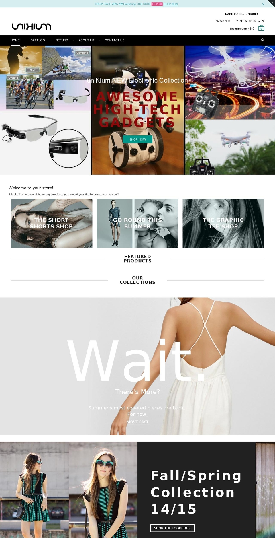 rt-material-v1-0-1 Shopify theme site example unikium.com