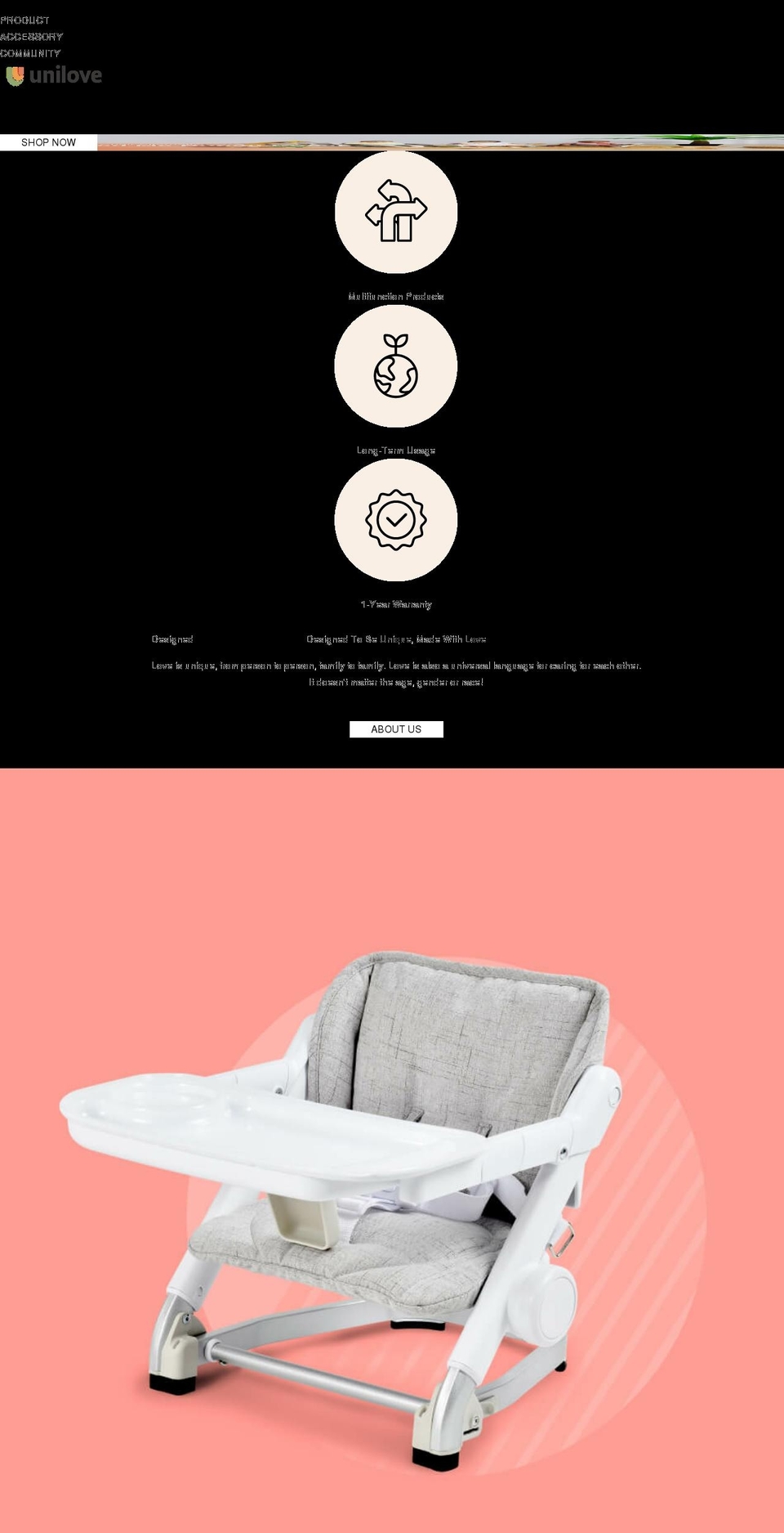 unilovebaby.com shopify website screenshot