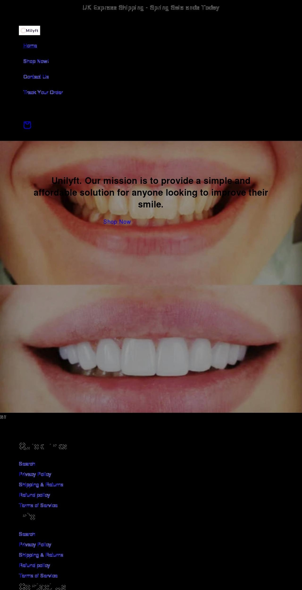 unilyft.com shopify website screenshot