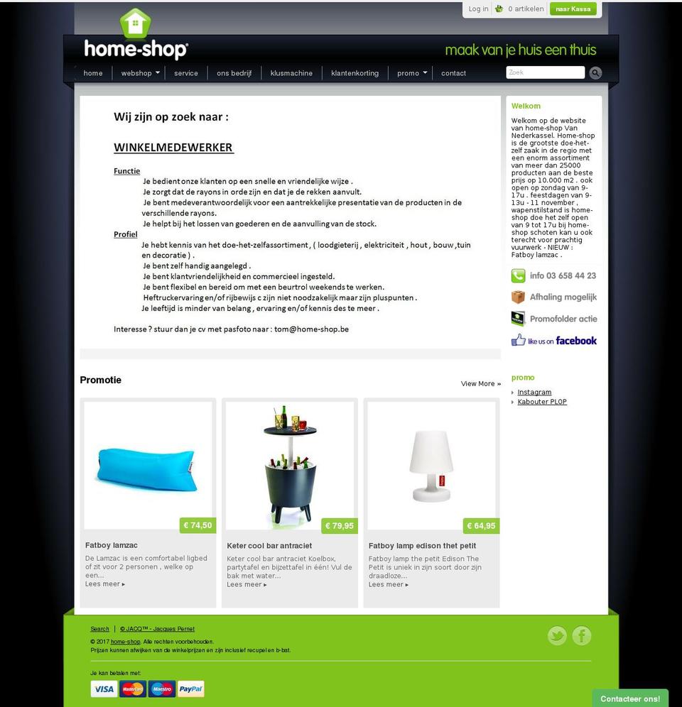 unimat.be shopify website screenshot