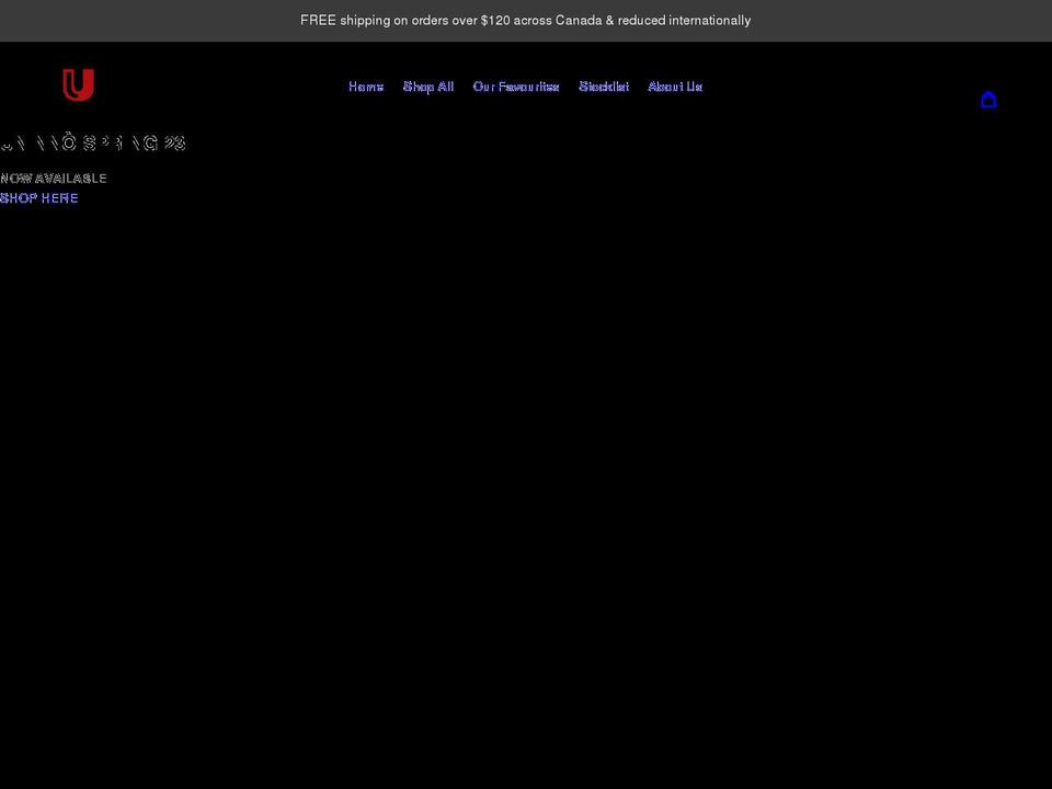 uninno.ca shopify website screenshot