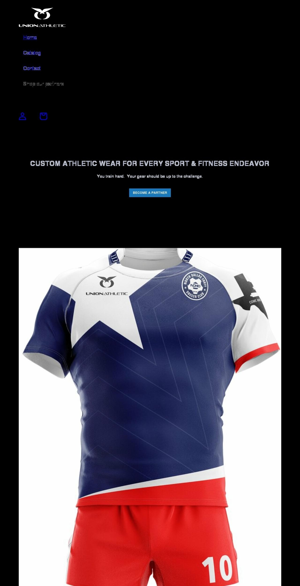 unionathleticwear.com shopify website screenshot