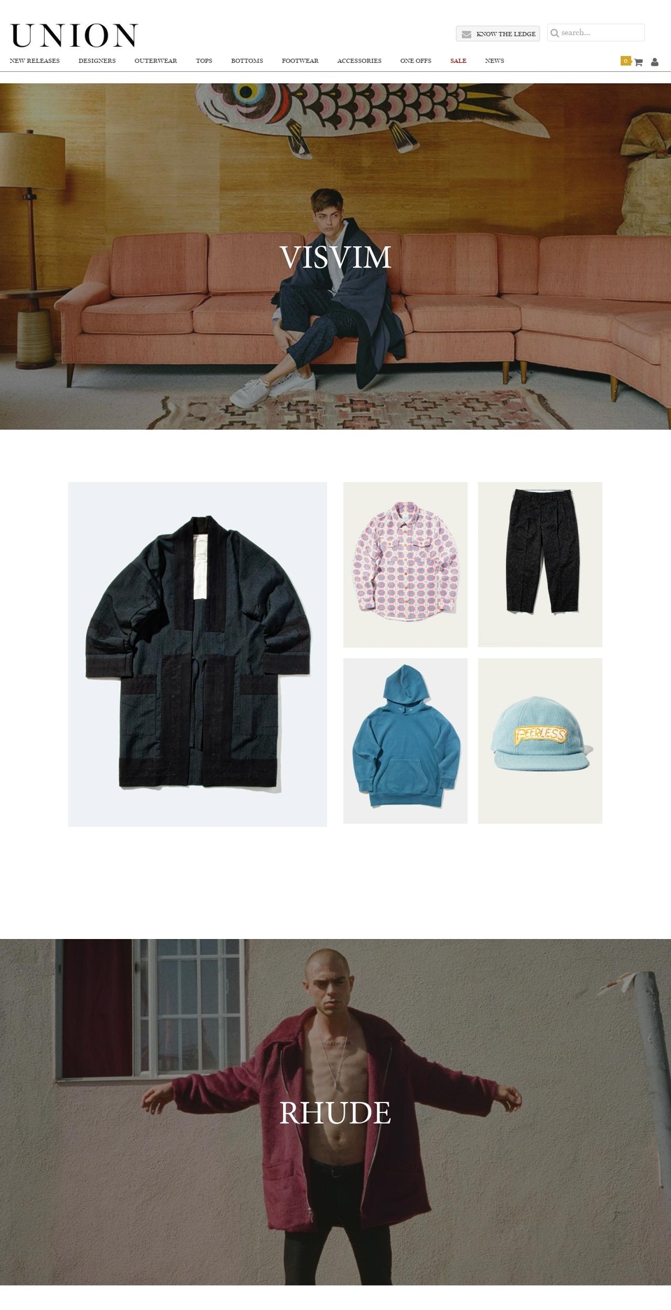 unionlosangeles.com shopify website screenshot