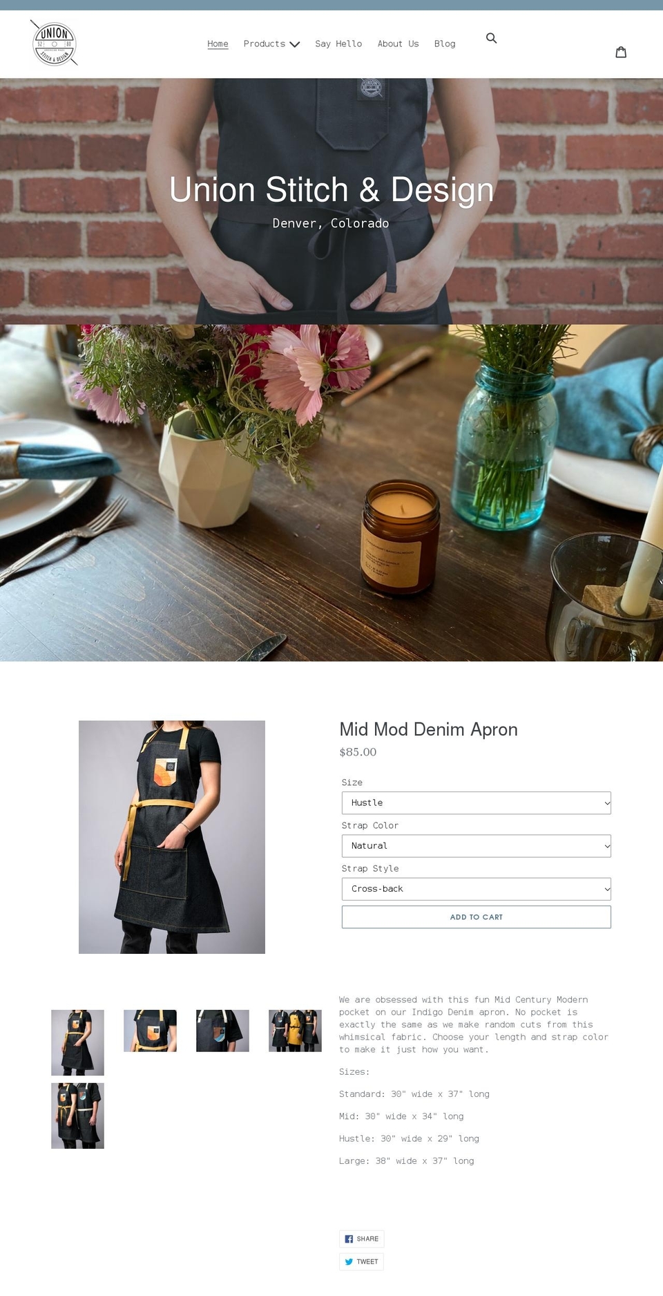 unionstitchanddesign.com shopify website screenshot