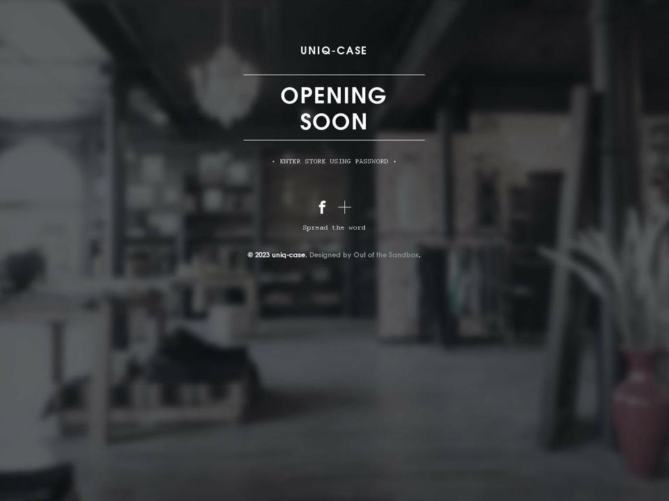uniq-casee.myshopify.com shopify website screenshot